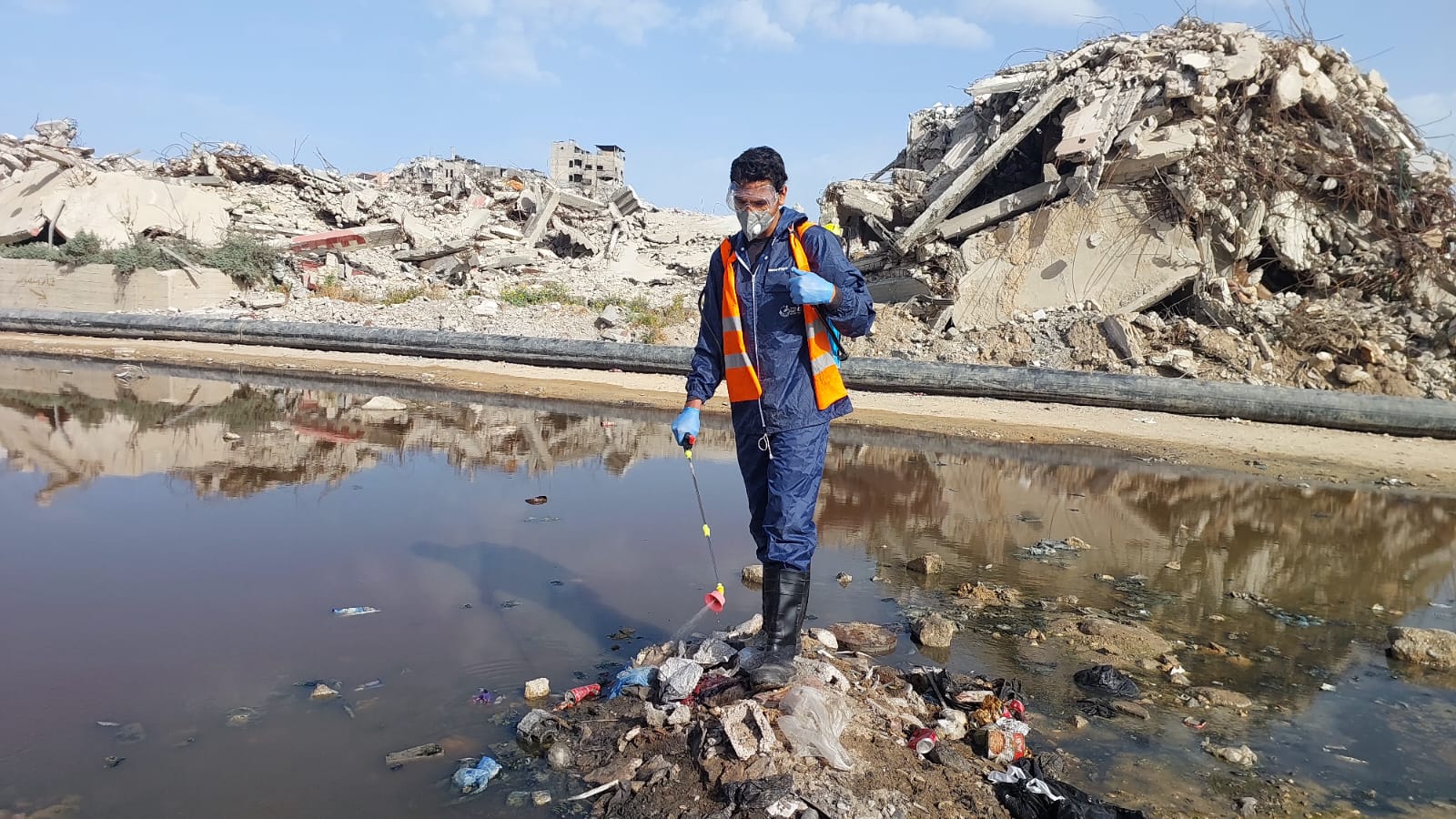 البدء في رش المبيدات الحشرية ضمن حملة مكافحة القوارض والحشرات